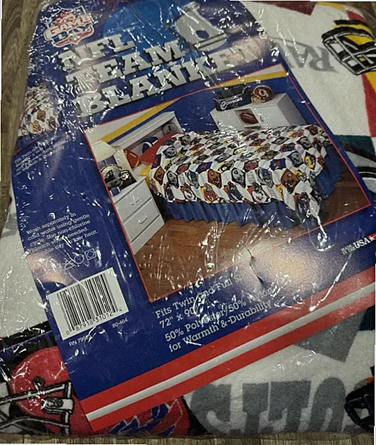 NFL Team Blanket Twin/Full Size NIP