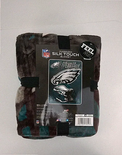 Official Licensed NFL Bedding Queen Size Blanket 60 x 80 in Philadelphia Eagles