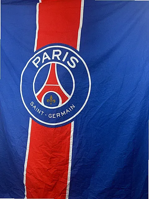 Paris Saint-Germain FC Doona Duvet Cover Bedding Soccer Size Queen 100% Cotton