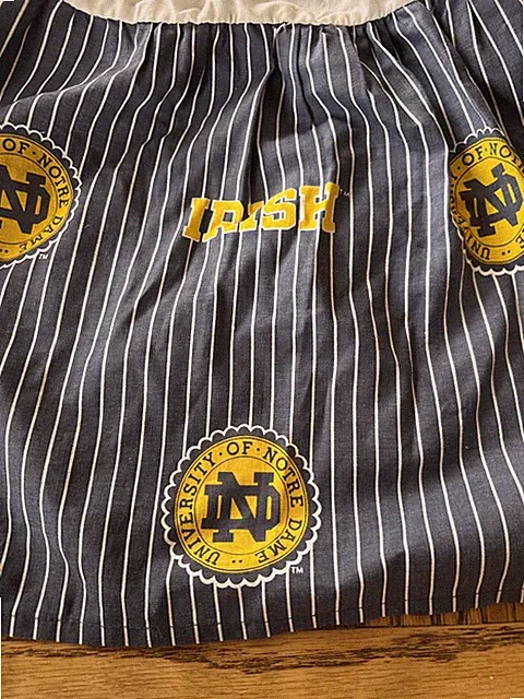University Notre Dame Fighting Irish Full Bed skirt